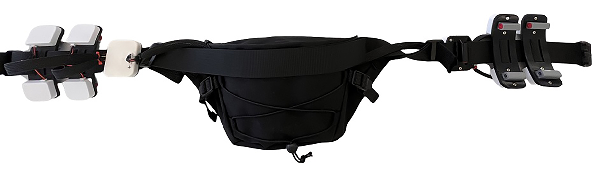 a haptic fanny pack