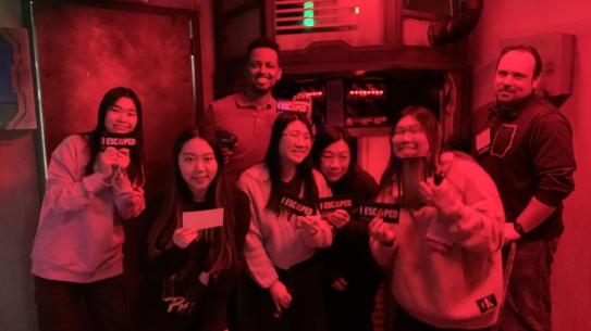 Tandon Alumni in Escape Room