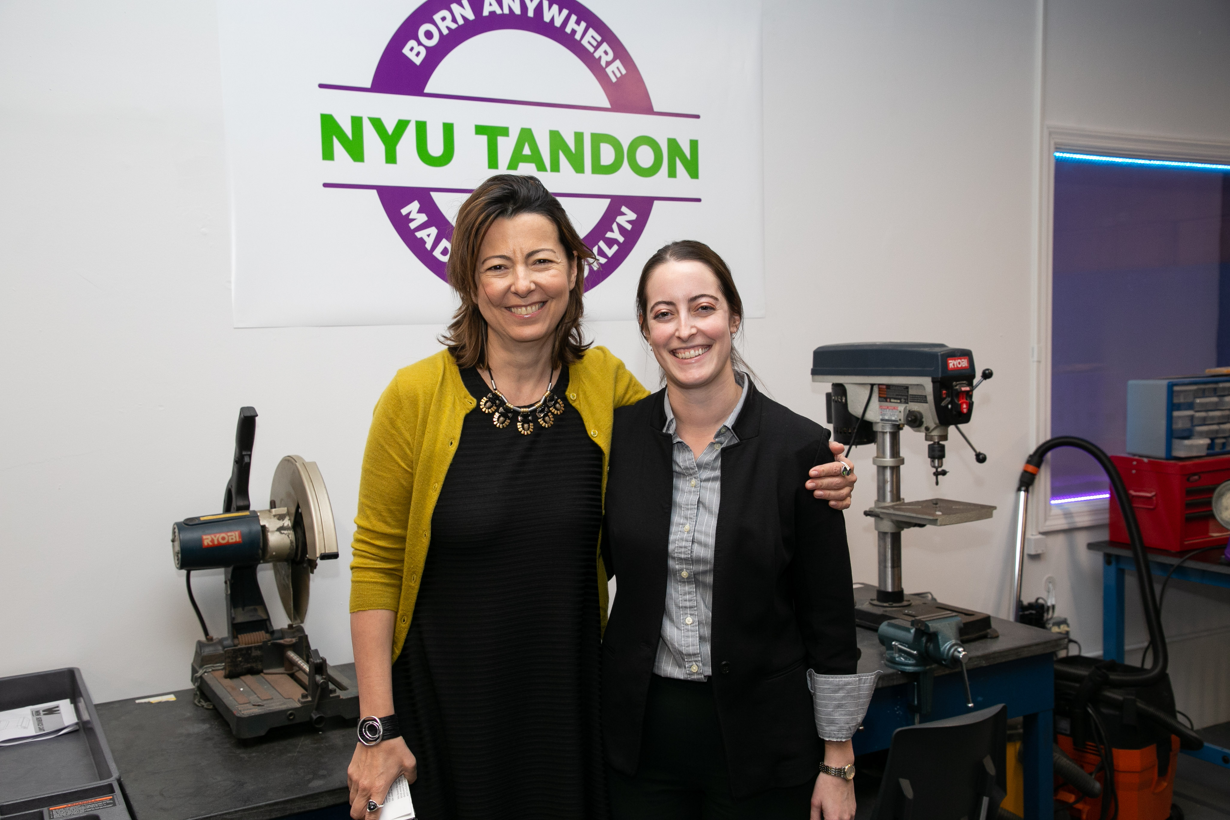 Dean Jelena and Victoria Bill in the MakerGarage